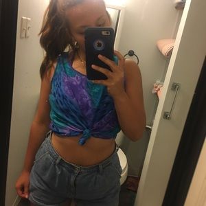 Fun crop top. Fits like a medium